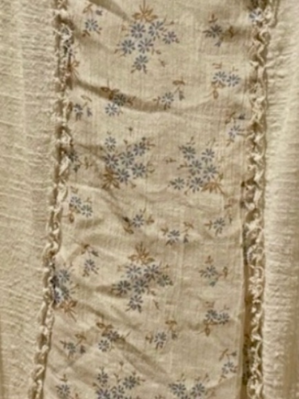 Pretty Angel Cream Floral Lace-Trim Sleeveless Tunic XL - Picture 4 of 4